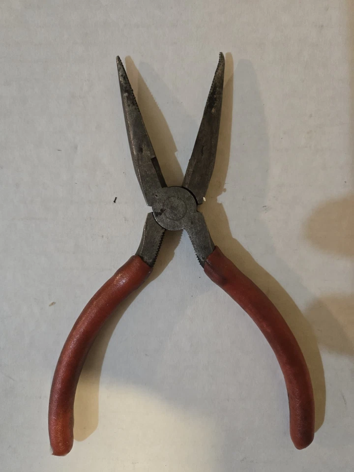 Vintage Stanley 84-121 6" Long Needle Nose Pliers USA Made Hand Tool - Image 1 of 4