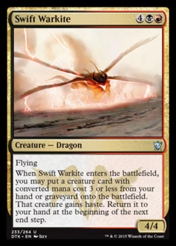 Swift Warkite - Dragons of Tarkir #233/264 MTG Magic The Gathering - Image 1 of 1