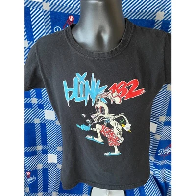 Blink 182 Enema of the State Tour Tee 2019 Black Punk Graphic Shirt S - Image 1 of 4