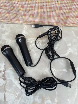 X2 Logitech Guitar Hero USB Microphones for PS3, Wii, Xbox 360 Rockband  - Image 1 of 4