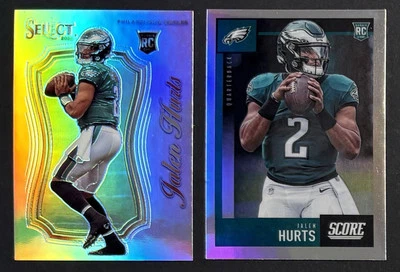 Jalen Hurts RC Rookies - 2020 Panini Score & Select Certified SILVER PRIZM SP 🔥 - Image 1 of 2