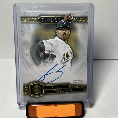 2021 Topps Five Star Jesus Luzardo On Card Auto - Image 1 of 2