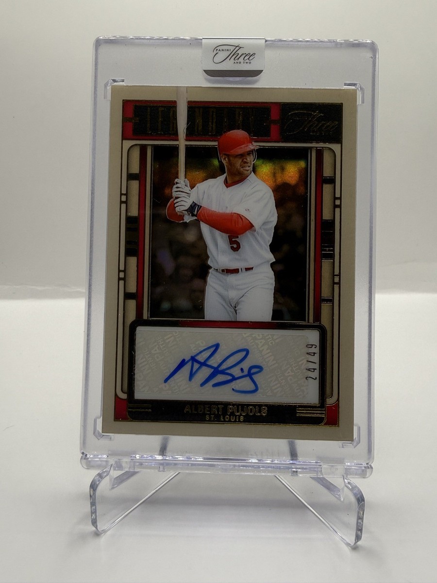 その他  Pujols Auto Fleer 2001 Fleer EX Albert Pujols RC 5/499 Rare Rookie Card #131