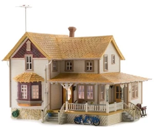 Woodland Scenics 5046 modelo terminado "Corner Porch House" - Imagen 1 de 1