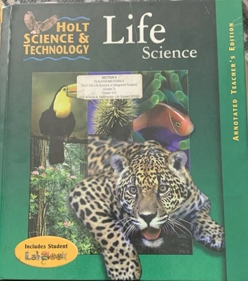 Holt Science & Technology Life Science Teachers Edition Includes Student LabBook - Image 1 of 2