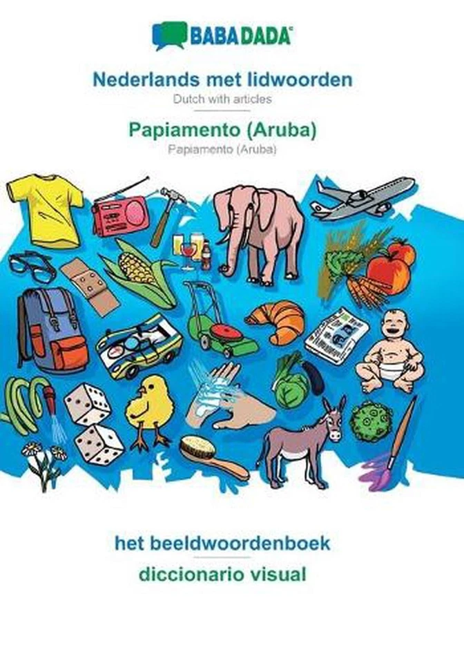 Nederlands met lidwoorden - Papiamento (Aruba), het beeldwoordenboek: BABADADA D - Image 1 of 1