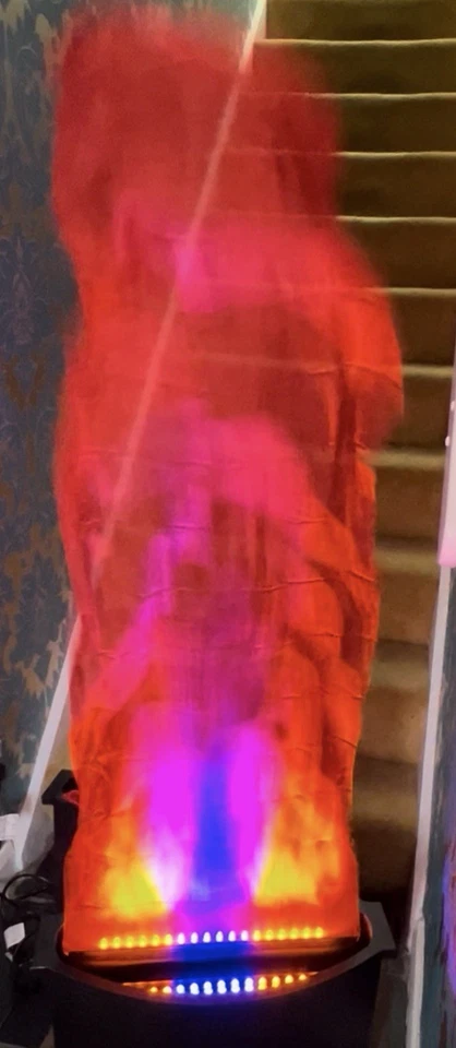 Pair Flame Fire LED light machine effect lights for stage or party - Image 1 of 3