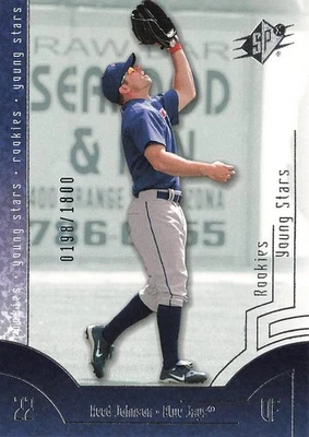 2002 SPx #95a Reed Johnson #/1800 - Image 1 of 2