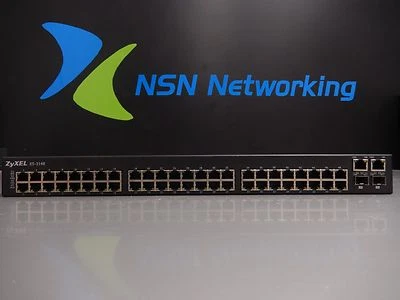 ZyXEL ES-3148 48-Port FE Layer 2 Managed 10/100 Switch NO RACK EARS INCLUDED - Image 1 of 4