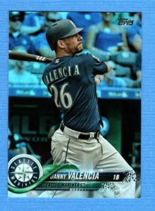 Topps Rainbow Foil #414 2018 Danny Valencia Mariners - Imagen 1 de 1