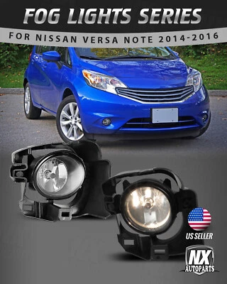 Kits de interruptores de cableado luces antiniebla parachoques delanteras para Nissan Versa Note 2014-2016 Foto 1 de 4