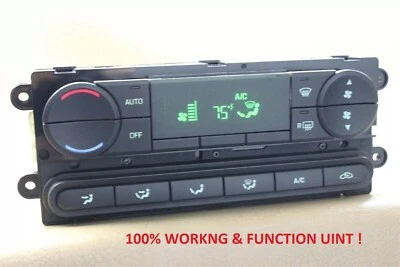 2004-2008 原始设备制造商福特 F150 HVAC 数字温度气候控制单元(N/A 加热座椅) — 第 1/4 张图片