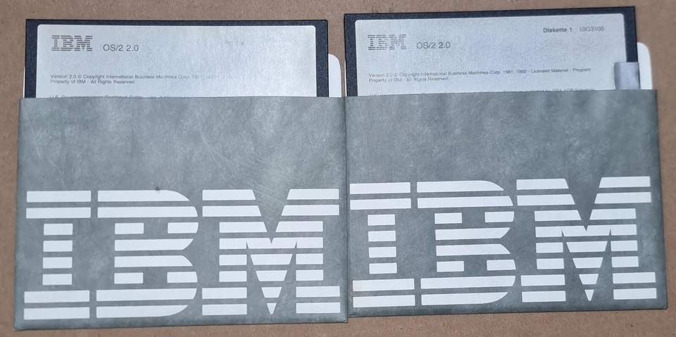 IBM OS/2 2.0 – 24× 5,25" Disketten – Englisch – Originalsoftware – Selten - Bild 1 von 2