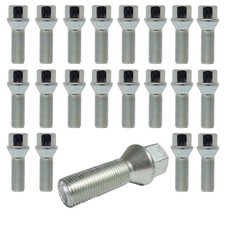 20 Felgen Radschrauben Bolzen Kegelbund M12x1,5 37mm für KIA MINI Nissan Opel