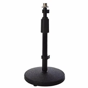 LyxPro Adjustable Desktop Microphone Stand and Desk Mic Holder, Black - Picture 1 of 3