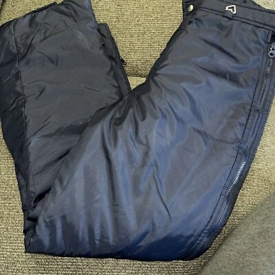 Obermeyer Unisex Mediano Azul Marino Esquí Snowboard Exterior Acolchado Nylon Pantalones Foto 1 de 4