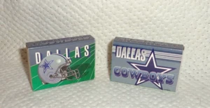 DALLAS COWBOYS--2 BOXES STRIPES WITH MATCHES--NEW NEVER USED--SIZE 2 X 2 1/4" - Picture 1 of 1