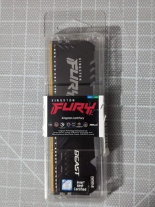 Kingston Fury BEAST 1x8GB RGB PC4-29800 DDR4 3733MHZ KF437C19BBA/8 XMP CERTIFIED - Picture 1 of 1