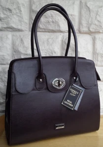 BNWT, OSPREY LONDON 'WALTZ' WORK HANDCRAFTED LARGE LEATHER SATCHEL. RRP £395 - Picture 1 of 10