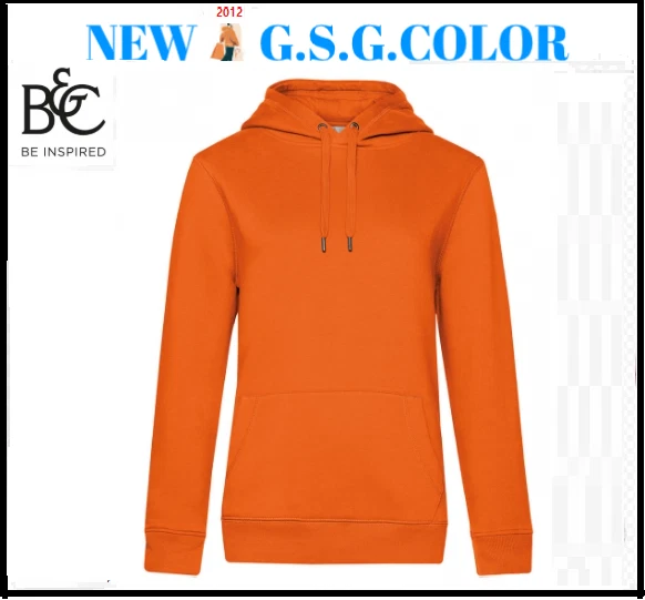 Sudadera Mujer Reina Capucha Forrado En Single Jersey Bolsillo A Riñonera - Imagen 1 de 1