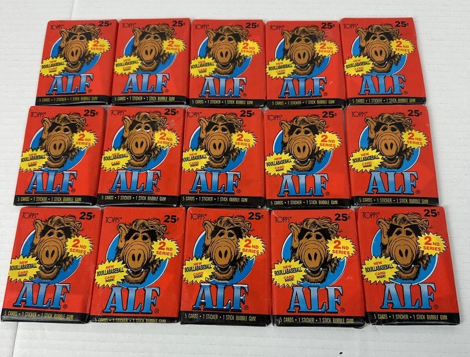 1987 Alf Series 2 Trading Card Wrapper Topps