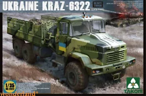Takom 1/35 2022 Ucraina Kraz-6322 camion pesante (tipo tardivo) kit modellino - Foto 1 di 1