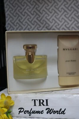 BVLGARI Pour Femm 2 peças. conjunto Eau de Parfum 3,4 fl. oz. + Loção corporal 6,8 fl. oz. - Imagem 1 de 4