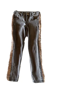 Girls CAT & JACK Super Skinny Stretch JEANS Gray Pants Size 5 - Picture 1 of 10