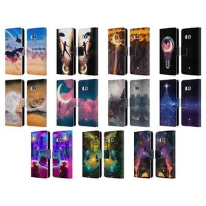 OFFICIAL DAVE LOBLAW SCI-FI AND SURREAL LEATHER BOOK CASE FOR HTC PHONES 1 - Picture 1 of 7