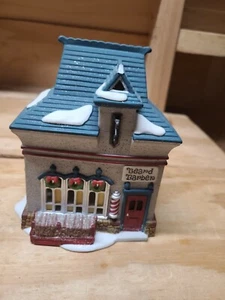Department 56 "Beard Barber Shop" North Pole Series 1994 Heritage Village 5634-0 - Picture 1 of 12