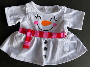 Build a Bear Full Size Teddy Bear Clothing - New Snowman Dress - Picture 1 of 1