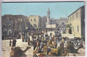 CPA AFRIQUE ISRAEL PALESTINE - BETHLEEM MOSQUEE ARCHR MARKET CHAMEAU 1910 ~D21 - Imagen 1 de 2