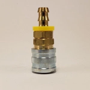 Foster 1713 - 3/8" ID Push-On Barb x 1/4" Quick Coupler Air Hose Fittings M type - Bild 1 von 4