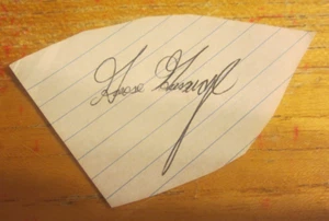 Goose Gossage Autografiado Firmado Corte Firma MLB Béisbol New York Yankees Salón de la fama - Imagen 1 de 2