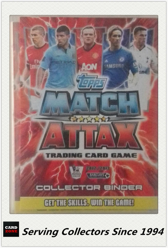 2012-13 Match Attax Juego de Cartas Coleccionistas Álbum de Cartas (Páginas + Paquete de Bonificación) Foto 1 de 1