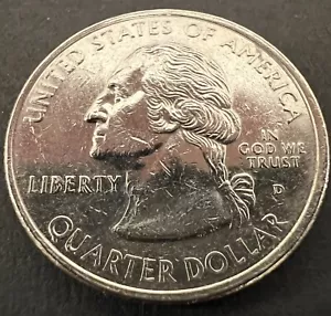 1999-D Delaware The First State Quarter W/ Caesar Rodney On Horseback, Rim Error - Picture 1 of 2