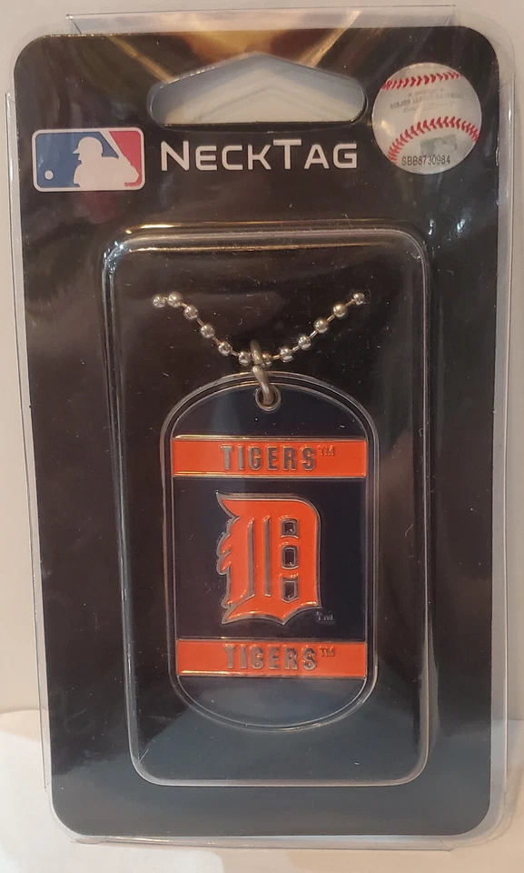 Detroit Tigers Dog Tag Necklace - MLB - Image 1 of 1