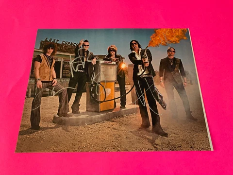HINDER x5 ENTIRE BAND SIGNED AUTOGRAPHED 8.5 x 11  PHOTO #b *EXACT PROOF* Cover