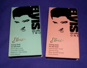 Elvis Presley Vol. 1 & 2 - TV Shows from 1956/57 on VHS Video (1990) + Elvis 68 - Picture 1 of 3