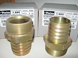 PARKER #188-32-32 Male NPTF Pipe Rigid - Straight (2 units/Box) - Picture 1 of 7