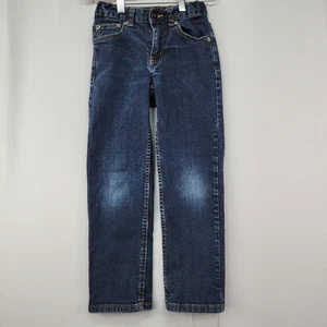 Faded Glory Denim Blue Jeans Youth Size 8R Adjustable Boys Stretch Cotton School - Picture 1 of 12