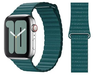Original Apple Leather Loop Armband Größe L 42/44/45mm MXPN2ZM/A Peacock - Bild 1 von 1