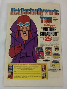 1970 Kellogg's Dick Dastardly Vulture Squadron Anzeigenseite - Bild 1 von 1