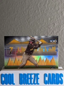 2024 Topps Bowman Chrome Jackson Merrill Top 100 San Diego Padres - Bild 1 von 3