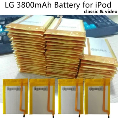 LG 3800mAh Batería de Repuesto para iPod Classic 7th 120 160GB iFlash Adaptador Lote Foto 1 de 4
