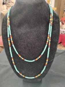 Indianer Halskette von Robert Crying Red Bear - Bild 1 von 4