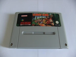 DONKEY KONG COUNTRY - SUPER NINTENDO / SNES GAME - Picture 1 of 3