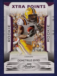 2009 Playoff Prestige Xtra Points lila #141 Demetrius Byrd #d/50 - Bild 1 von 2