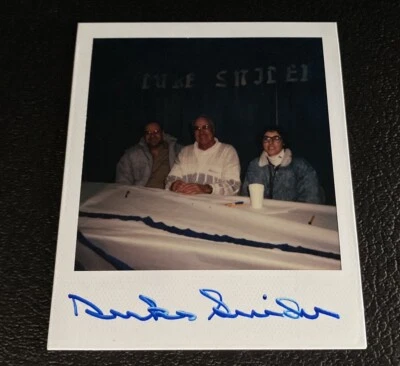 Duke Snider Signed Polaroid Photo Type 1 Photograph Autograph Brooklyn Auto Fans - Image 1 of 4