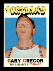1971-72 Topps #56 Gary Gregor NM/NM+ Blazers 127544